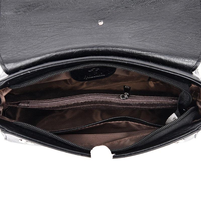 Luxury Women Shoulder Bag - Quality Solid Vintage Leather Design Handbags (WH2)(WH6)(WH4)(F43)