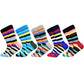 Men's Socks - New Brand Classic Striped Socks - Cotton Colorful Happy Fashion (TG8)(F92)