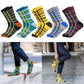 Men's Socks - Fashion Color Striped Design Style Cotton Socks (TG8)(T6G)(F92)