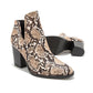 Cute Western Cowboy Boots - Animal Snake pattern PU Leather -(D38)(D36)(BB1)(BB2)(CD)(WO4)