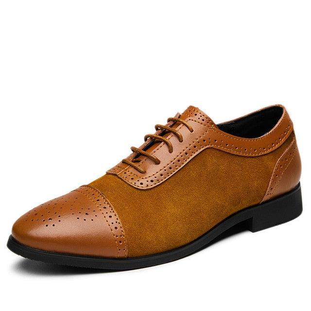 Trending New Arrival Retro Bullock Design Men's Classic Business Formal Shoes (MSF1)(MSF4)(F14)