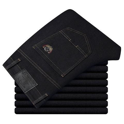 New Casual Cotton Slim Straight Jeans - Fashion Business Design Colorful Jeans - 6 Colors (D9)(TG2)(CC2)