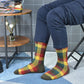 New Men's Socks - Casual Business Happy Fashion Design Men's Cotton Socks (TG9)(TG8)(T6G)(F92)