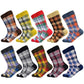 New Men's Socks - Casual Business Happy Fashion Design Men's Cotton Socks (TG9)(TG8)(T6G)(F92)