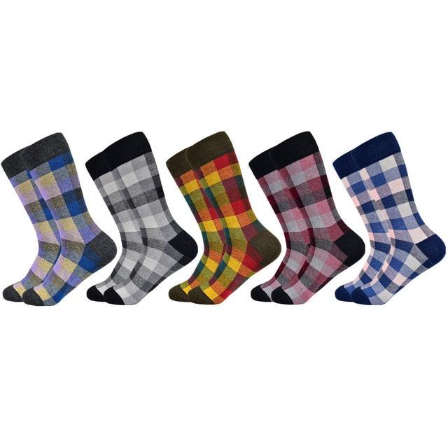New Men's Socks - Casual Business Happy Fashion Design Men's Cotton Socks (TG9)(TG8)(T6G)(F92)