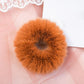 New Mink Fur Elastic Hair Rubber Bands - Ponytail Holder Hair Accessories (8WH1)1