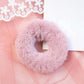 New Mink Fur Elastic Hair Rubber Bands - Ponytail Holder Hair Accessories (8WH1)1