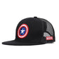 New Summer Baseball Cap Cartoon Captain America Snapback Cap (D17)(MA3)