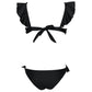 New Women Swimsuit - Cute Bikini Low Waist Bikini Set - Push Up Sexy V-neck Bathing Suit - Solid Color (1U26)