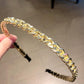 New Women Elegant Full Pearls Hairbands - Hair Hoops Holder Ornament Headwear (8WH1)1