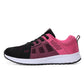 New Women Shoes - Flats Fashion Casual Ladies Sneakers - Lace Up Mesh Breathable Sneakers (BWS7)(F41)