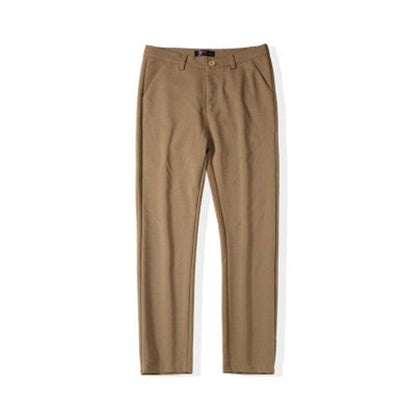 Office Ladies Work Wear - Mid Waist Straight Women Trousers - Plus Size Women Business Formal Pants (D25)(BP)
