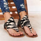 Great Women Leopard Sandals - Gladiator Zipper Flip-Flop Sandals (SS4)(SS2)