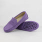 Nice Women 100% Genuine Leather Flat Shoes - Casual Loafers Slip On - Moccasins Lady Driving Shoes (FS)