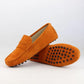 Nice Women 100% Genuine Leather Flat Shoes - Casual Loafers Slip On - Moccasins Lady Driving Shoes (FS)