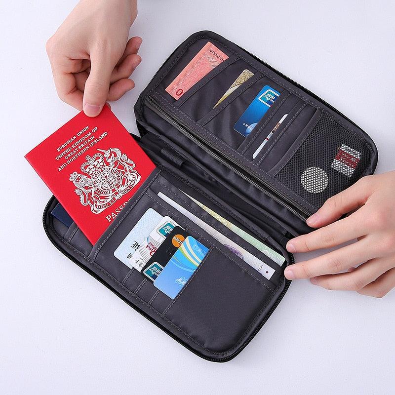 Waterproof Passport Cover - Card Holder Wallets Business Women Cardholders - Travel Document Cover Organizer (LT8)(F79)
