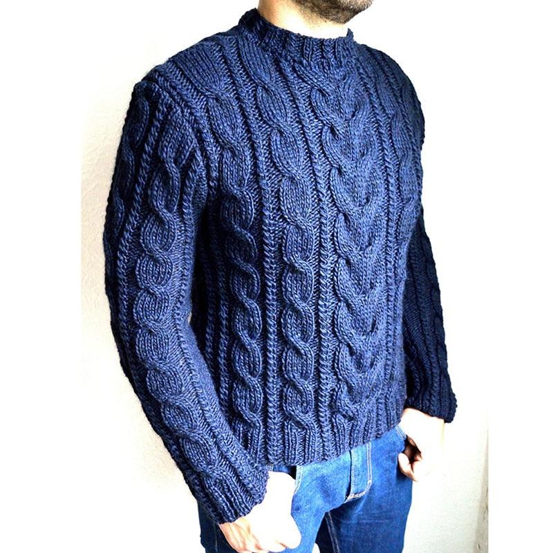 Great Winter Men's Pullover Sweater - Casual Soft & Comfortable Pullover Sweater (D100)(TM6)