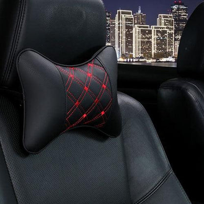 Trending New Arrival Car Neck Pillows - Both Side Pu Leather Single Headrest (7WH1)(F89)
