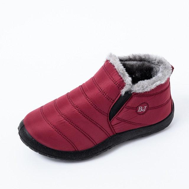 Great Women's Winter Boots - Waterproof Snow Flat Footwear (FS)