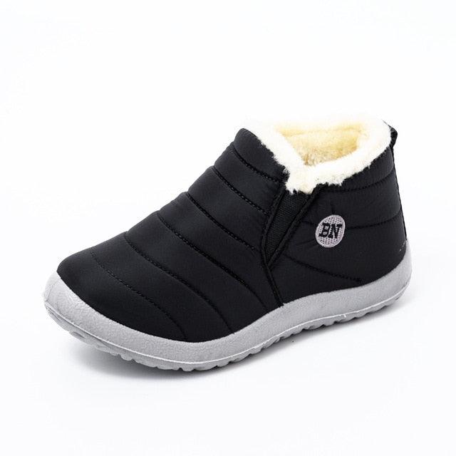 Great Women's Winter Boots - Waterproof Snow Flat Footwear (FS)