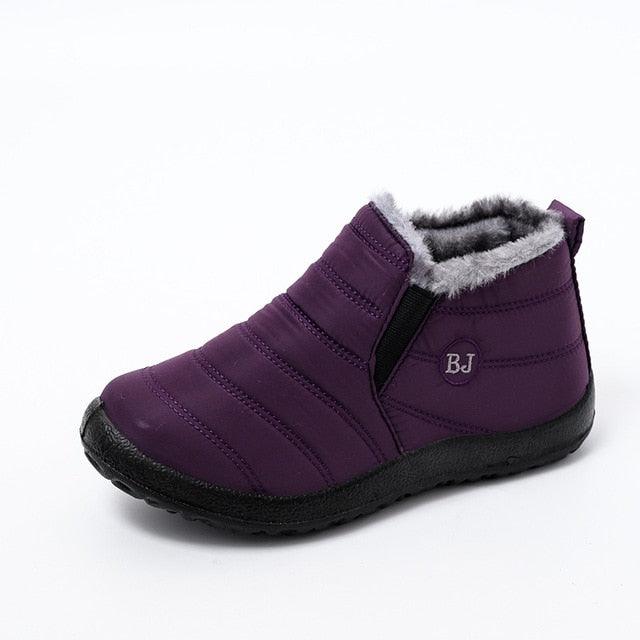 Great Women's Winter Boots - Waterproof Snow Flat Footwear (FS)