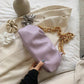 Gold Chain PU Leather Bag - Women's Summer Armpit Shoulder Handbags (WH2)(WH6)