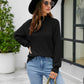 Turtleneck Dropped Shoulder Sweater