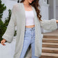 Open Front Longline Cardigan