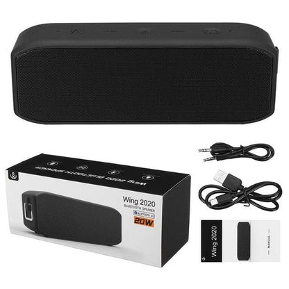 20W Portable bluetooth5.0 Wireless Speaker - Better Bass 24-Hour bluetooth Range IPX7 (HA3)(HA)(1U57)