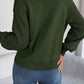Square Neck Mixed Knit Sweater