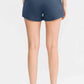 Wide Waistband Sports Shorts with Pockets