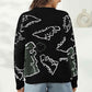 Dinosaur Print Pullover Sweater