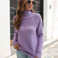 Turtleneck Raglan Sleeve Sweater - Deals DejaVu