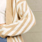 Woven Right Two-Tone Open Front Fuzzy Longline Cardigan - Deals DejaVu
