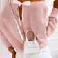 Ribbed Boat Neck Sweater - Deals DejaVu