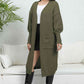 Open Front Dropped Shoulder Cardigan - Deals DejaVu
