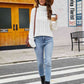 Turtle Neck Cable-Knit Sweater
