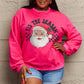 Simply Love Full Size Santa Graphic Long Sleeve Sweatshirt