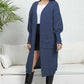 Open Front Dropped Shoulder Cardigan - Deals DejaVu