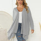 Floral Open Front Long Sleeve Cardigan