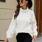 Cable-Knit Turtleneck Sweater - Deals DejaVu