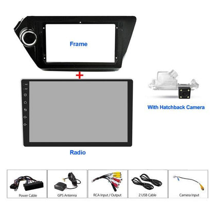 2Din 9Inch Android8.1 Car Radio Multimedia Video Player Navigation GPS For KIA K2 RIO3 Accessories (CT2)(F60)