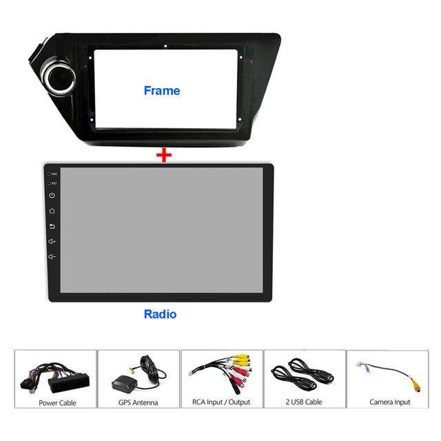 2Din 9Inch Android8.1 Car Radio Multimedia Video Player Navigation GPS For KIA K2 RIO3 Accessories (CT2)(F60)