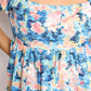 Double Take Floral Square Neck Puff Sleeve Dress