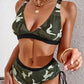 Camouflage Crisscross Tie-Back Bikini Set (TB9D) T