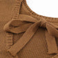 Double Take Tied Balloon Sleeve Round Neck Sweater