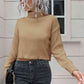 Turtleneck Dropped Shoulder Sweater