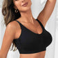 Scoop Neck Cropped Active Bra