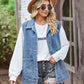 Button Front Sleeveless Denim Jacket - Deals DejaVu