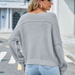 V-Neck Long Sleeve Sweater
